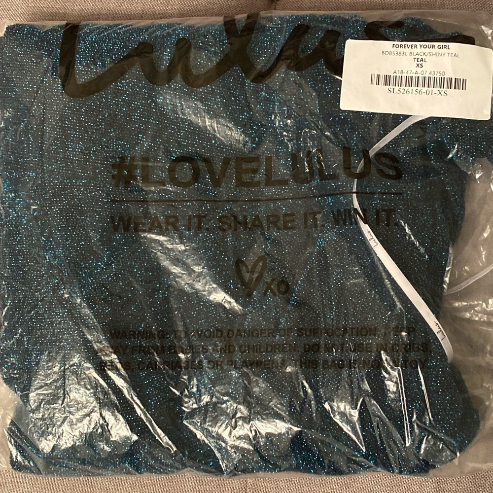Lulus Forever Your Girl Metallic Teal Bodycon Dress - Picture 6 of 7
